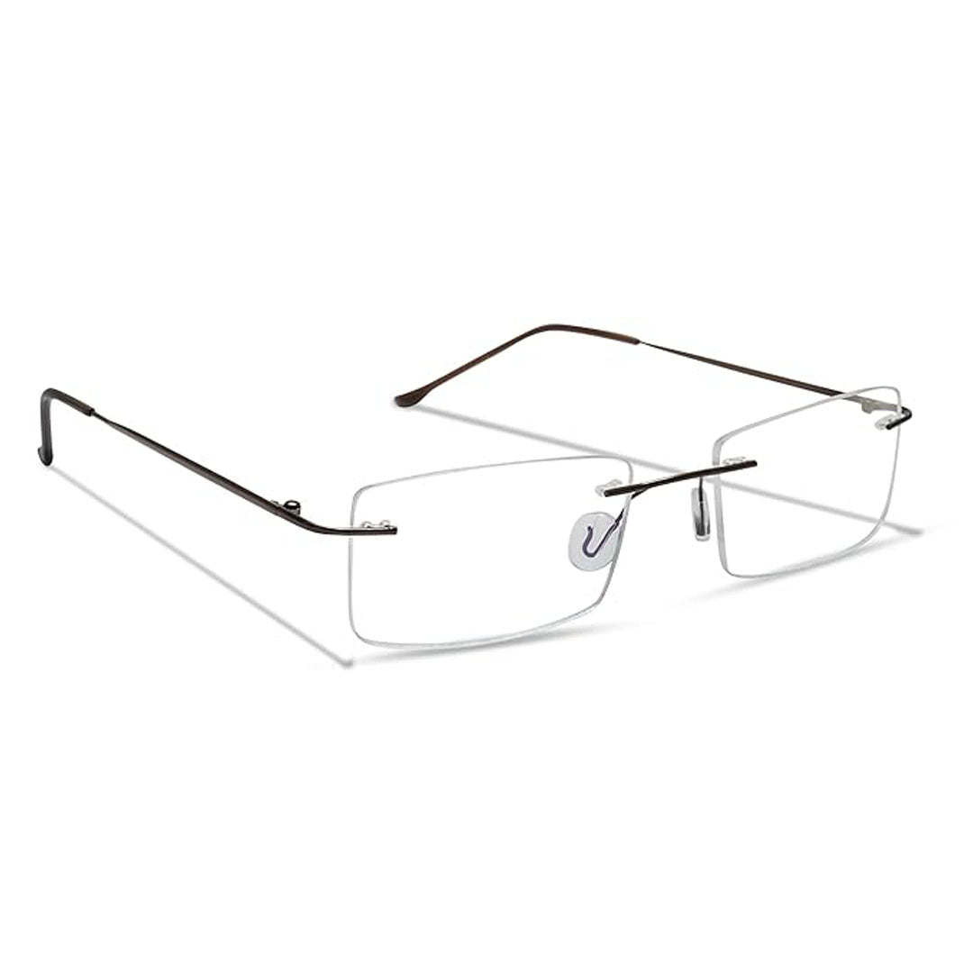 OneStopVision® Black Blue Light Filter Rimless Reading Eyeglasses