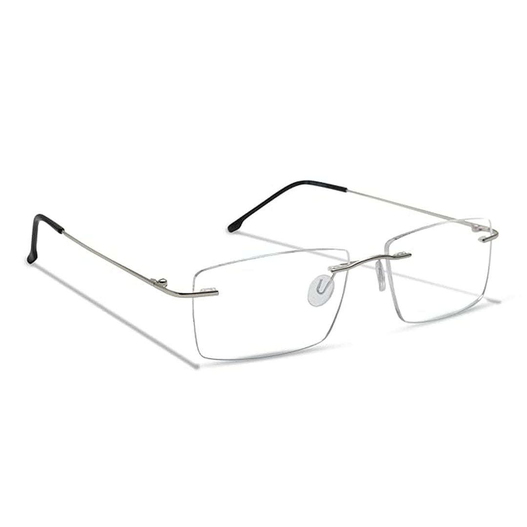 OneStopVision® Rimless Zero Power Blue Light Filter Computer Glasses