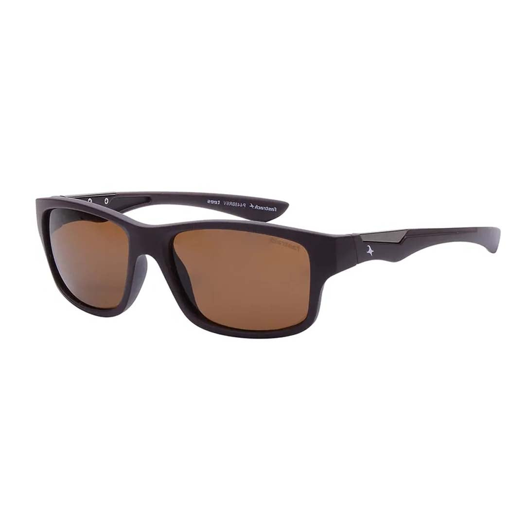 FASTRACK (P448BR6V) Brown Wraparound Sunglasses
