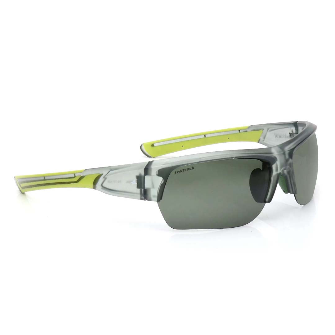 FASTRACK (P544GR2PV) Black Wraparound Sunglasses