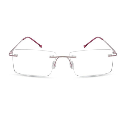 OneStopVision® Rimless Zero Power Blue Light Filter Computer Glasses