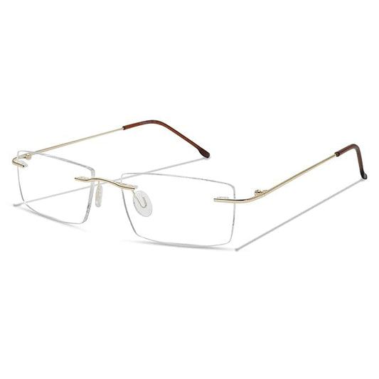 OneStopVision® Golden Blue Light Filter Rimless Reading Glasses