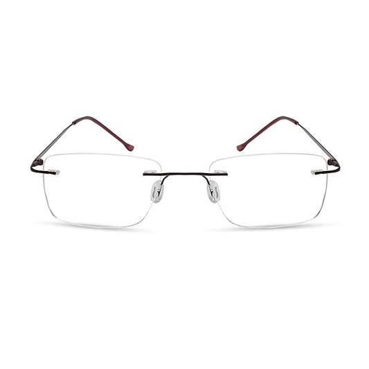 OneStopVision® Rimless Zero Power Blue Light Filter Computer Glasses