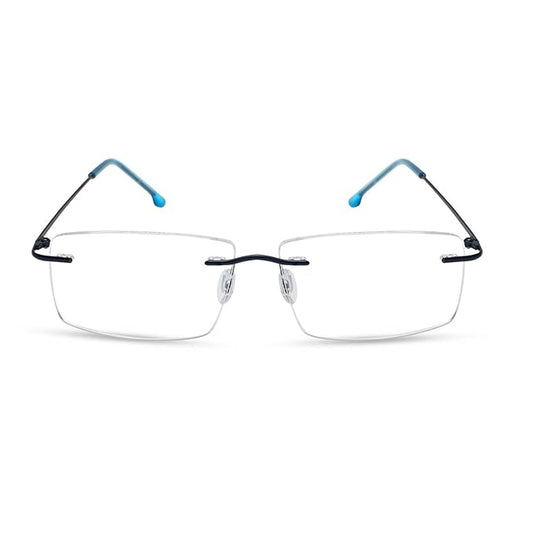 OneStopVision® Rimless Zero Power Blue Light Filter Computer Glasses