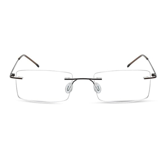 OneStopVision® Black Blue Light Filter Rimless Reading Eyeglasses