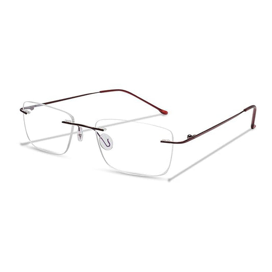 OneStopVision® Brown Blue Light Filter Rimless Reading Glasses