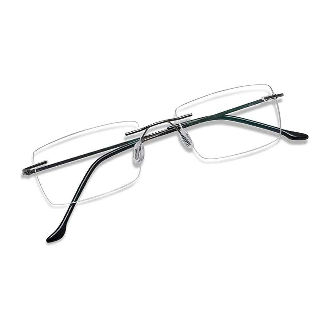 OneStopVision® Rimless Zero Power Blue Light Filter Computer Glasses