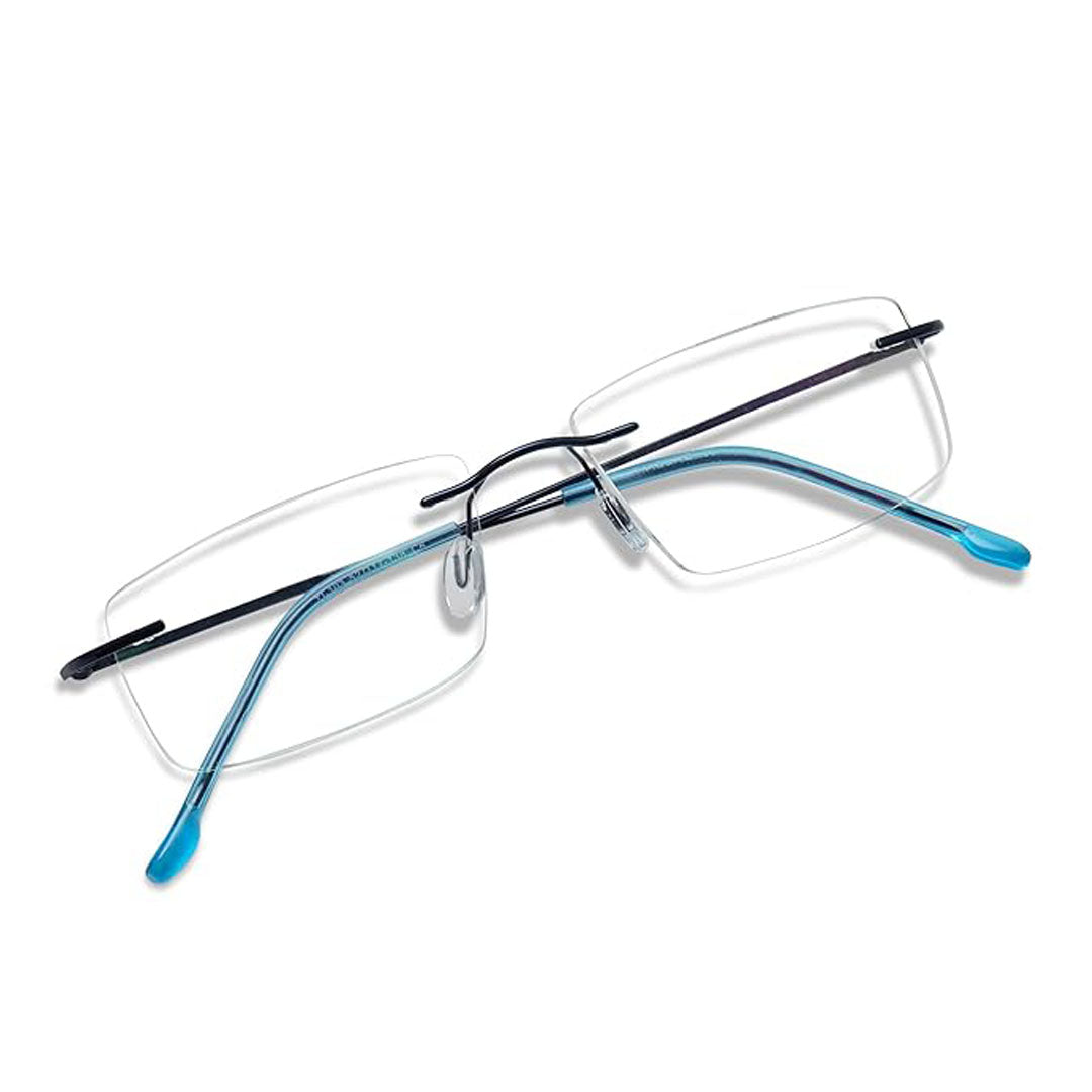 OneStopVision® Rimless Zero Power Blue Light Filter Computer Glasses