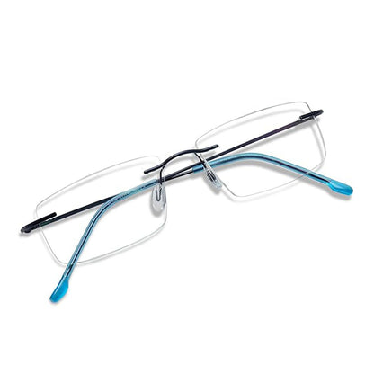 OneStopVision® Rimless Zero Power Blue Light Filter Computer Glasses