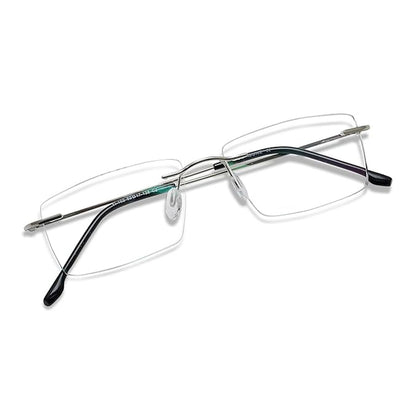 OneStopVision® Rimless Zero Power Blue Light Filter Computer Glasses