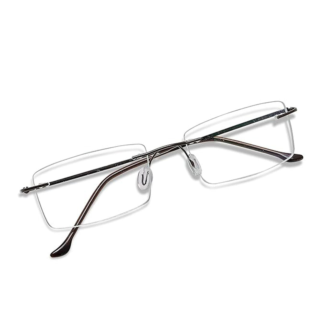 OneStopVision® Black Blue Light Filter Rimless Reading Eyeglasses