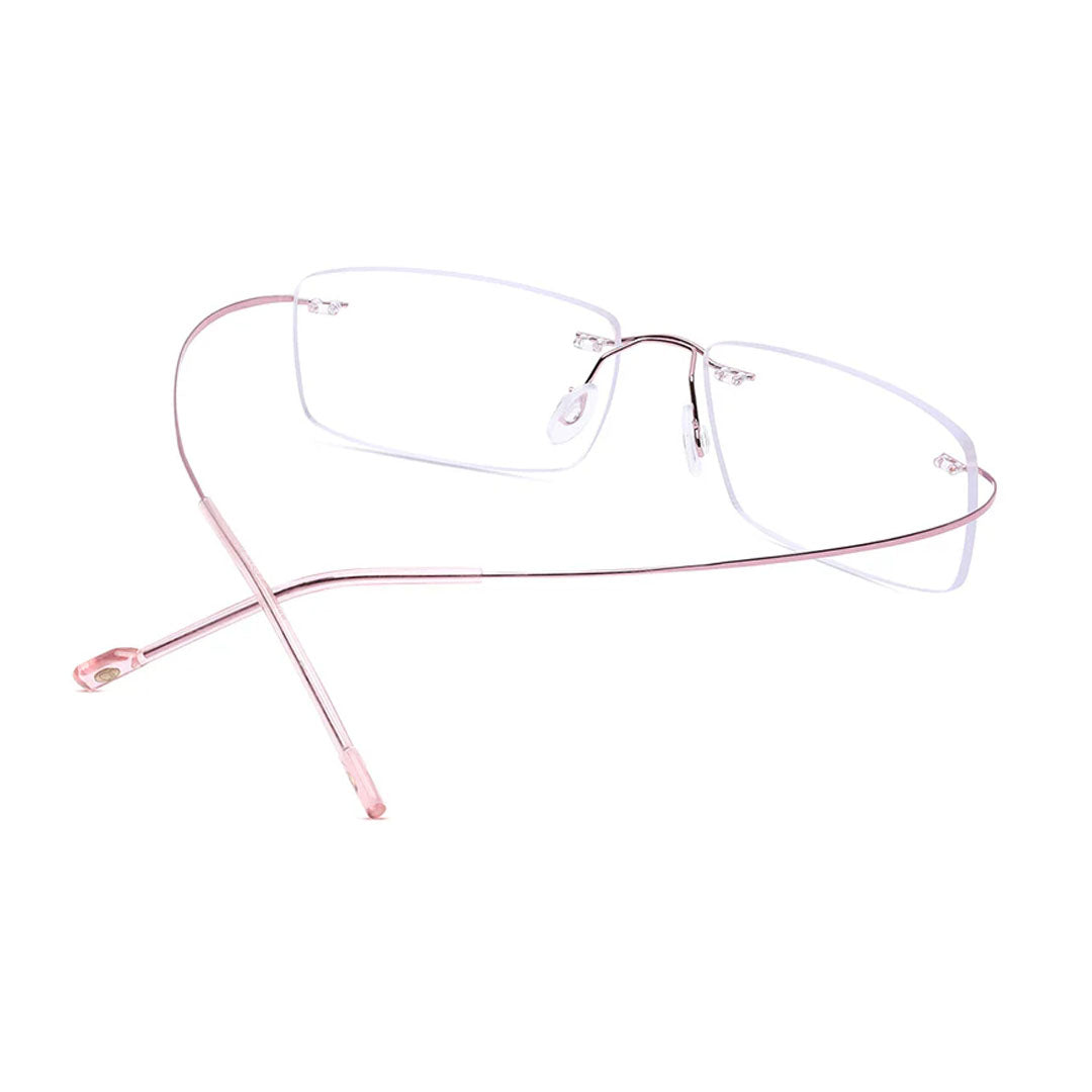 OneStopVision® Rimless Zero Power Blue Light Filter Computer Glasses