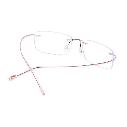 OneStopVision® Rimless Zero Power Blue Light Filter Computer Glasses