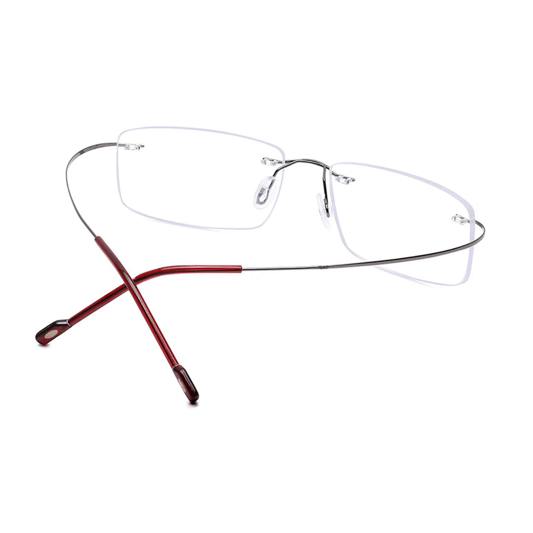 OneStopVision® Rimless Zero Power Blue Light Filter Computer Glasses