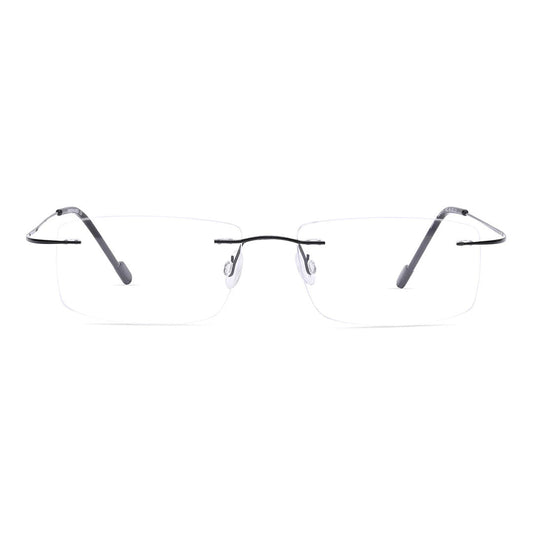 OneStopVision® Black Blue Light Filter Rimless Reading Glasses