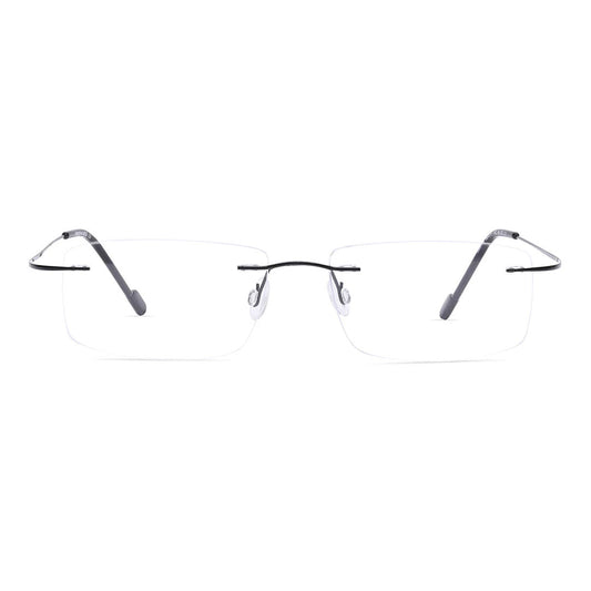 OneStopVision® Rimless Zero Power Blue Light Filter Computer Glasses
