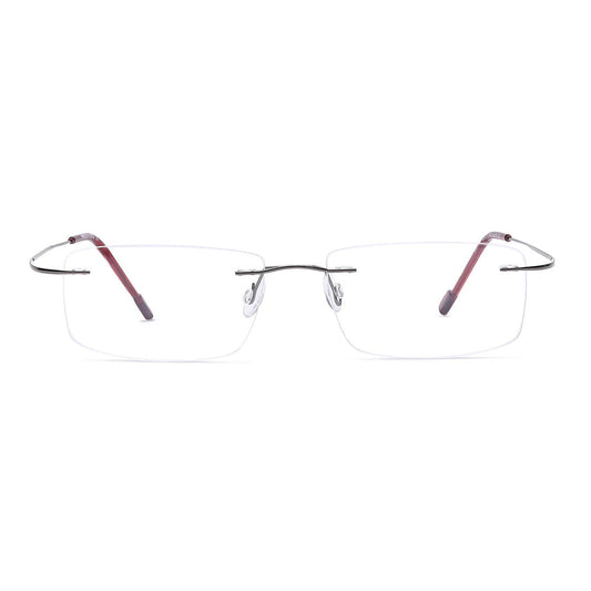 OneStopVision® Grey Blue Light Filter Rimless Reading Glasses