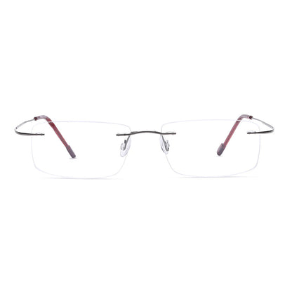 OneStopVision® Rimless Zero Power Blue Light Filter Computer Glasses