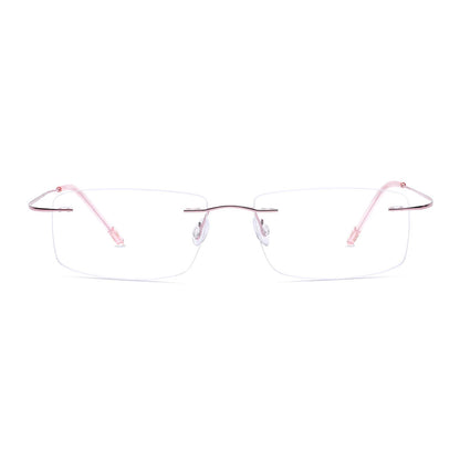 OneStopVision® Rimless Zero Power Blue Light Filter Computer Glasses