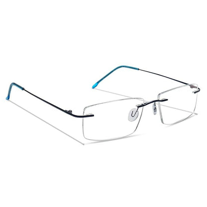 OneStopVision® Rimless Zero Power Blue Light Filter Computer Glasses