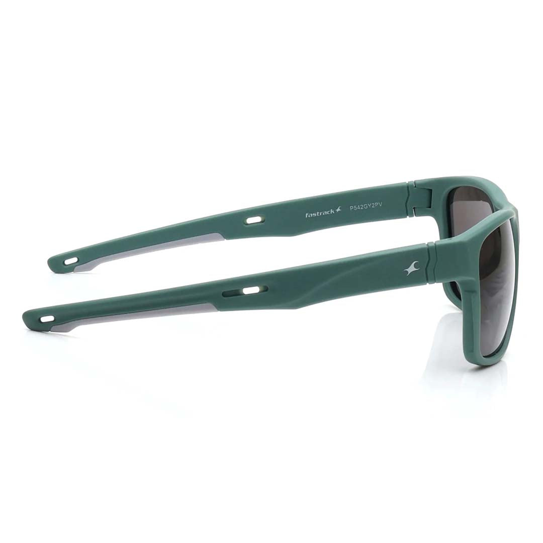 FASTRACK (P542GY2PV) Green Rectangle Sunglasses